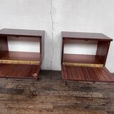 Paire de chevets palissandre