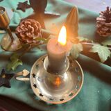 Brass cellar rat candlestick