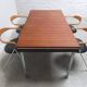 Table à manger extensible par Roger De Winter pour E.M.Y., années 1960.