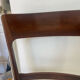 Series of 4 mahogany chairs 40s
