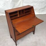 Vtg Mid Century Teak Bureau Chest Drawers Sideboard Desk Scandinavian Danish
