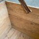 Malle bombée vintage en bois du XIXème