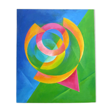 Peinture abstraite style orphisme