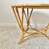 Triod rattan coffee table 1960S