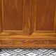 Large antique wardrobe in solid walnut