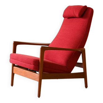 Fauteuil inclinable vintage par Folke Ohlsson