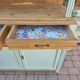 Art Deco sideboard in light oak