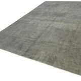 Handmade oriental contemporary 1980s 284 cm x 418 cm grey wool carpet
