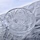 Large antique Bohemian crystal candy dish