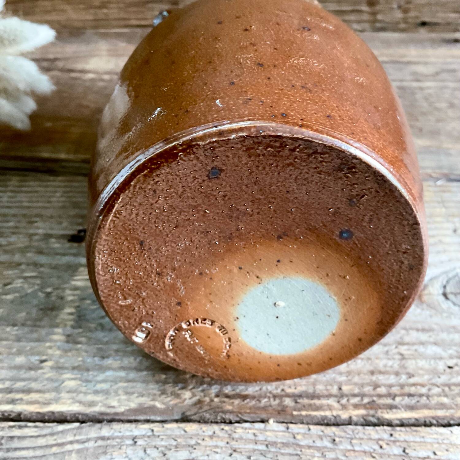 Stoneware pitcher from Berry, France