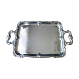 Stainless steel serving tray 35 x 27 cm