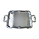 Stainless steel serving tray 35 x 27 cm