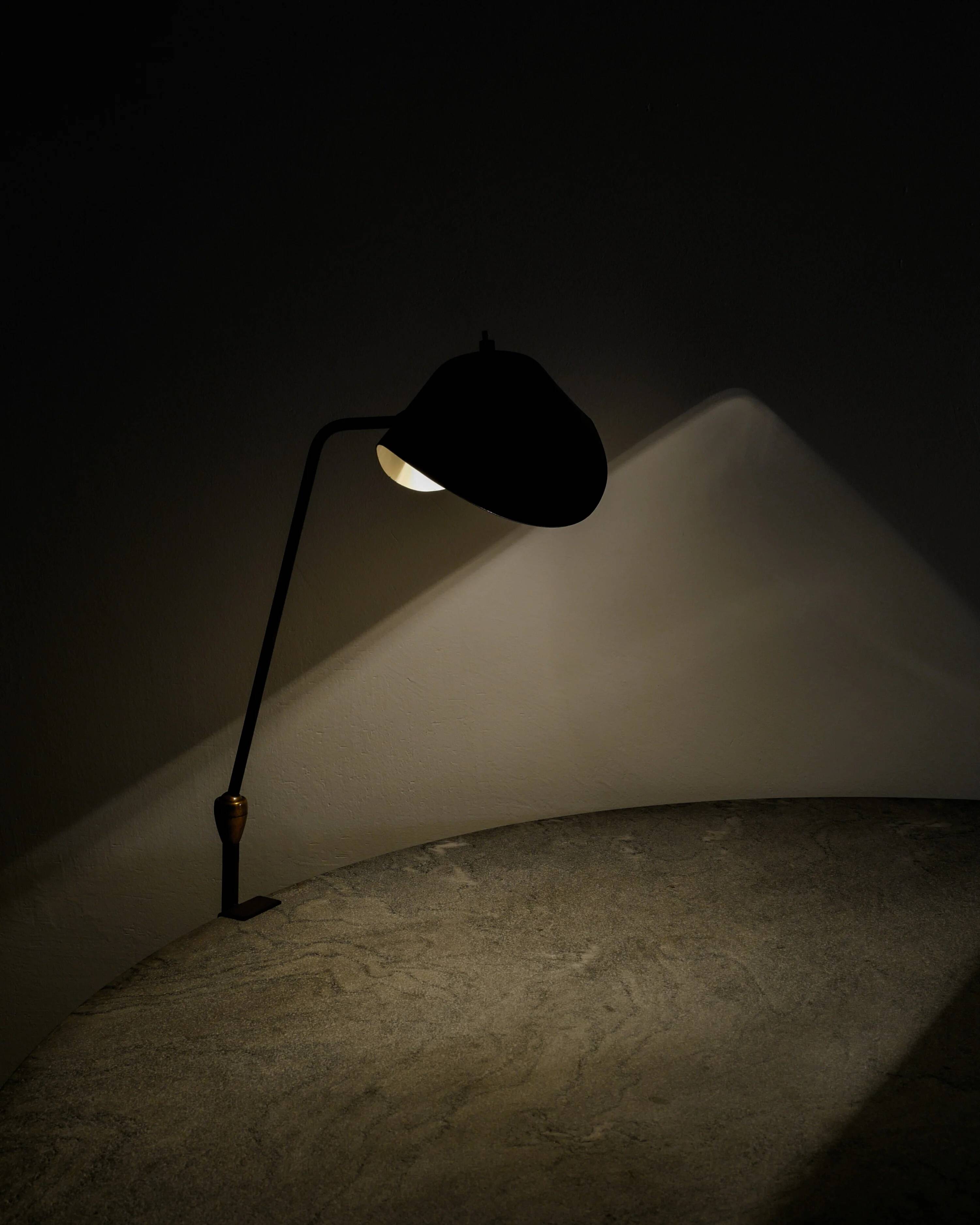 Serge Mouille Agrafée desk lamp, 1950s