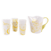 Italian Art Pottery set from Amalfi coast, 1980’s