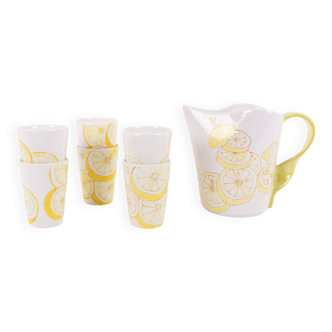 Italian Art Pottery set from Amalfi coast, 1980’s