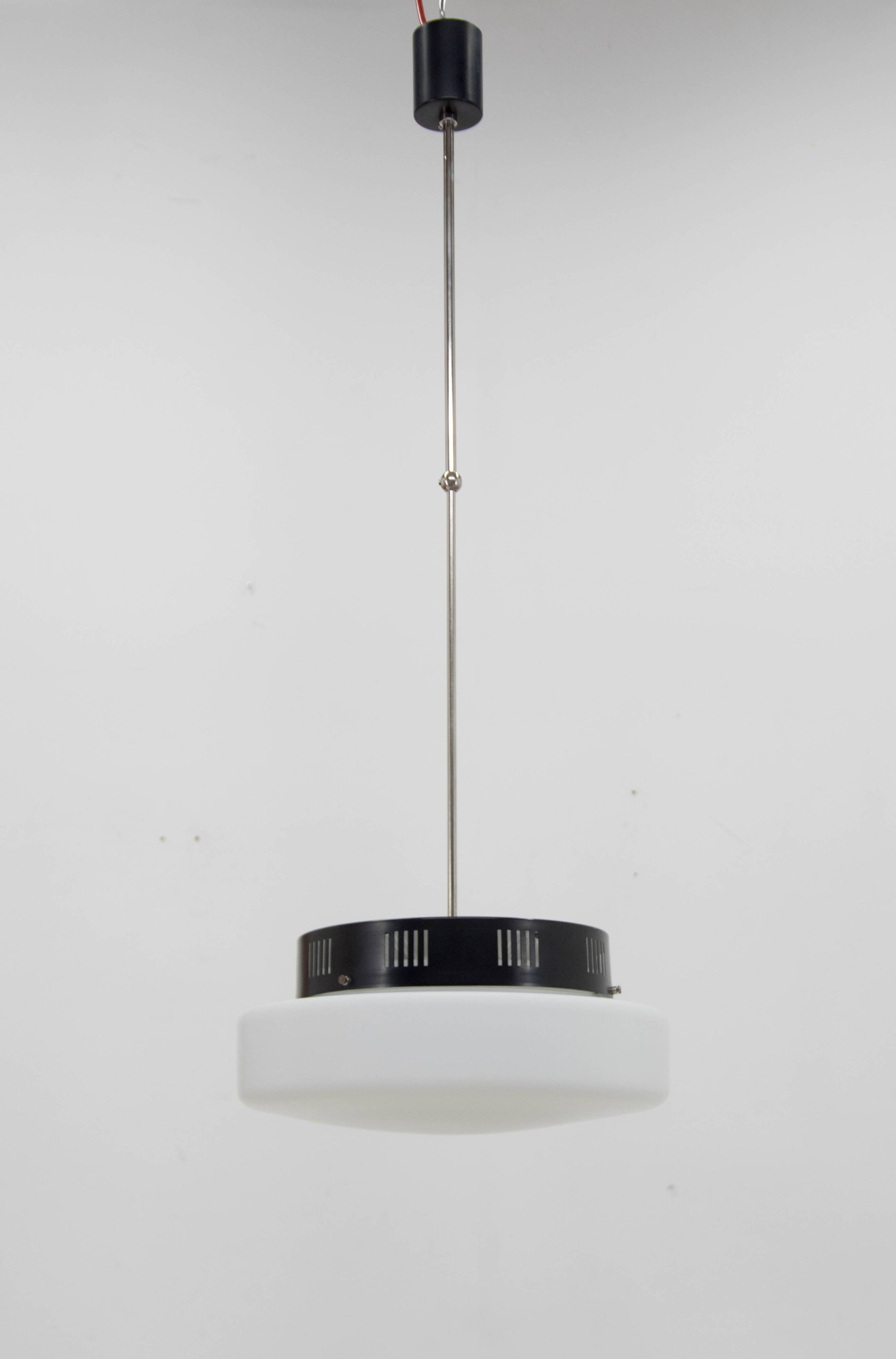 Space Age UFO Chandelier with Adjustable Height, 1960s