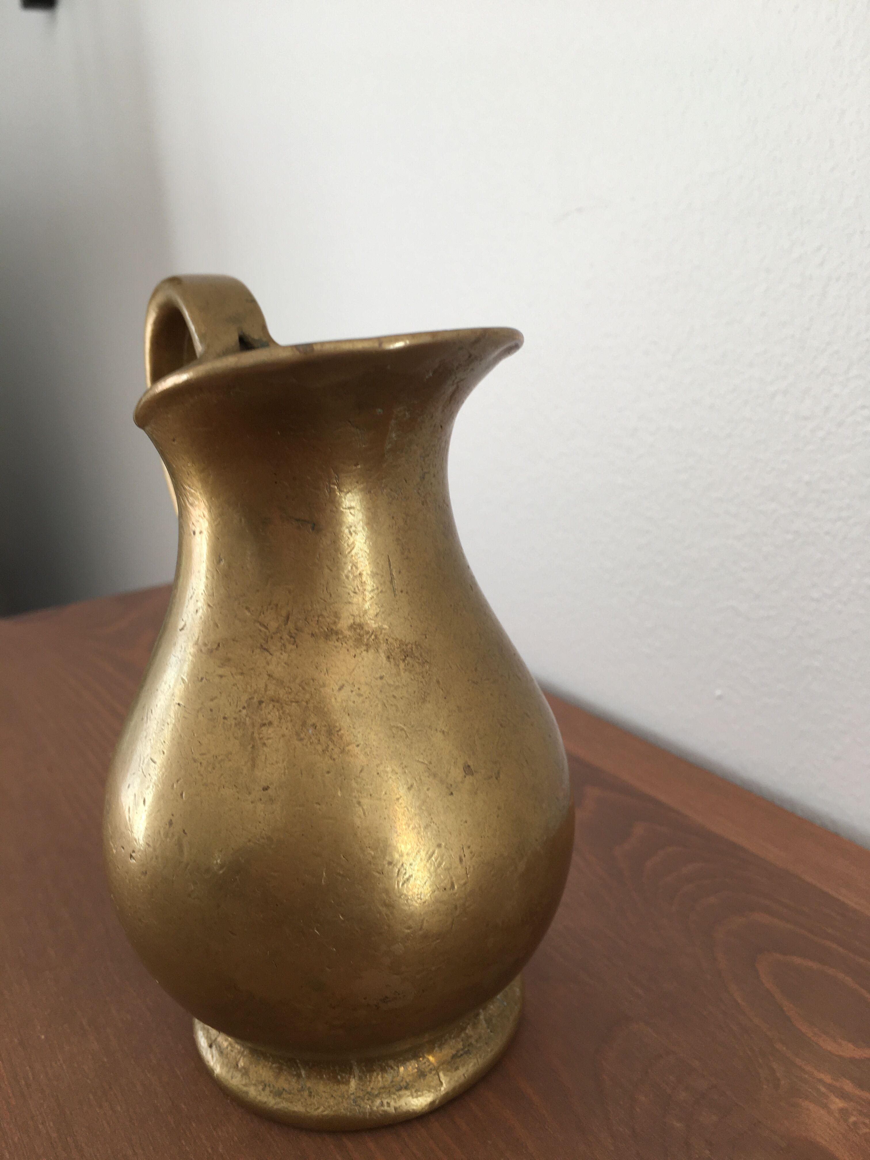 Gold pitcher