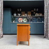 Vintage chest of drawers in solid elm