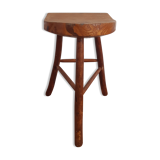 Tabouret en bois vintage