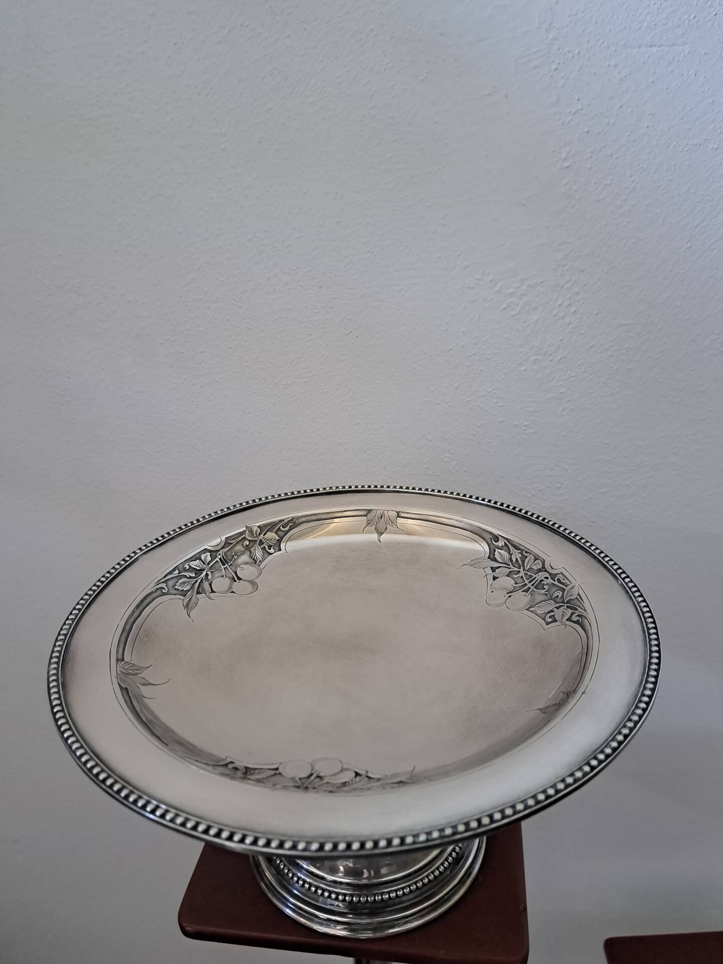 Silver-plated cup. Vintage.