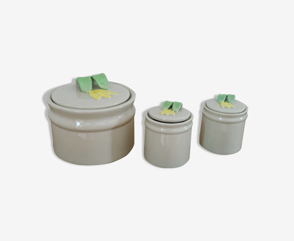 Lot 3 pots céramique dedignLaïla Bulöw Mattson