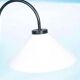 1970s minimalist floor lamp, adjustable reading lamp