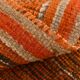 Tapis de couloir persan orange et rose