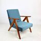 B-310 VAR armchair sea blue velvet - 2 pieces available