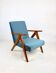 B-310 VAR armchair sea blue velvet - 2 pieces available