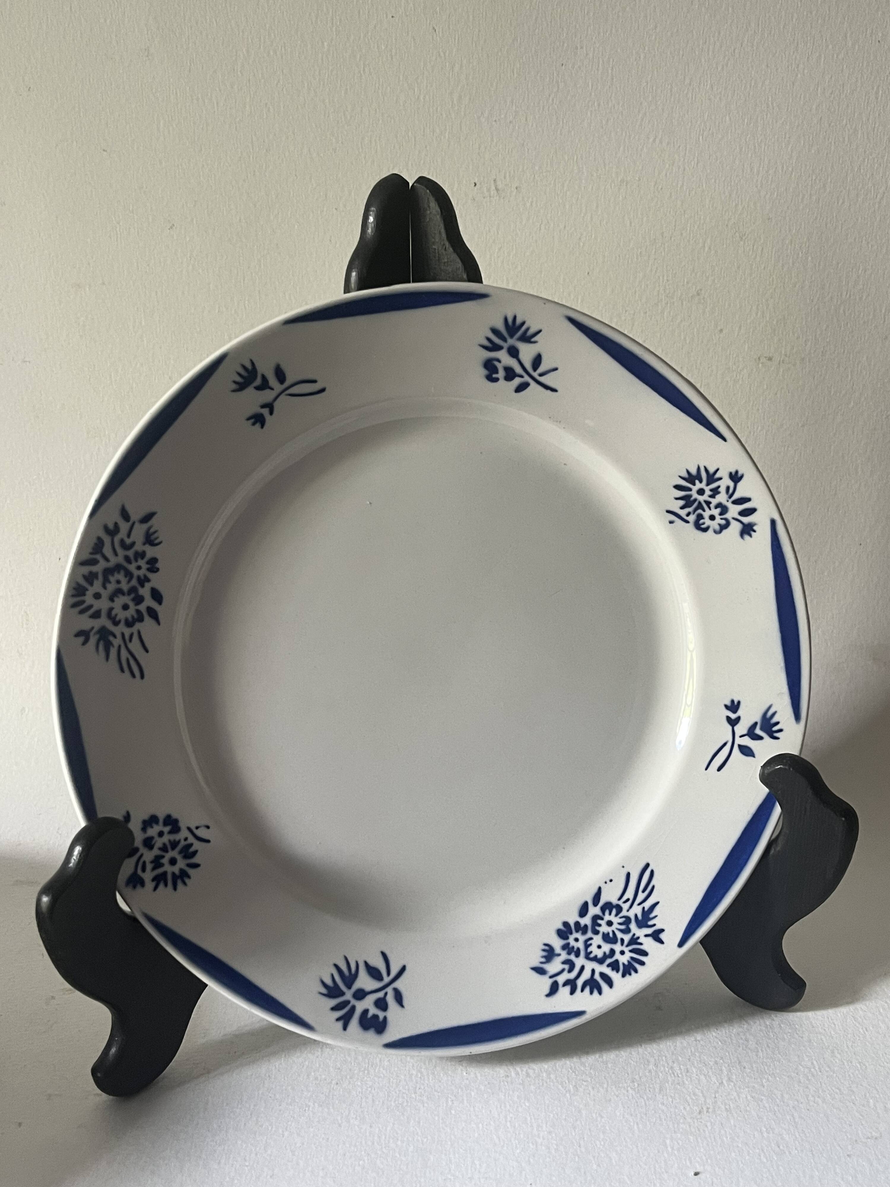 6 dessert plates - K&G Luneville, Reims service