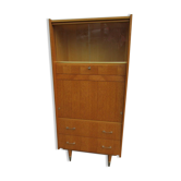 Secretary in blond oak, 1960s