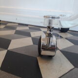 David Lange coffee table on wheels Plexiglas hifi furniture