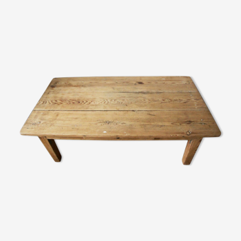 Table basse de ferme en bois