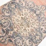 3x10 Rug For Hallway Pale Red Oriental Vintage Runner Rug 91x315Cm