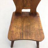 Set of 6 brutalist chairs