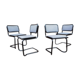 Lot of 4 chairs Marcel Breuer Cesca B32