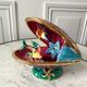 Ceramic table lamp vallauris model "moule" 70s