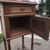 Nightstand Louis XVI style Walnut beginning 20 eme