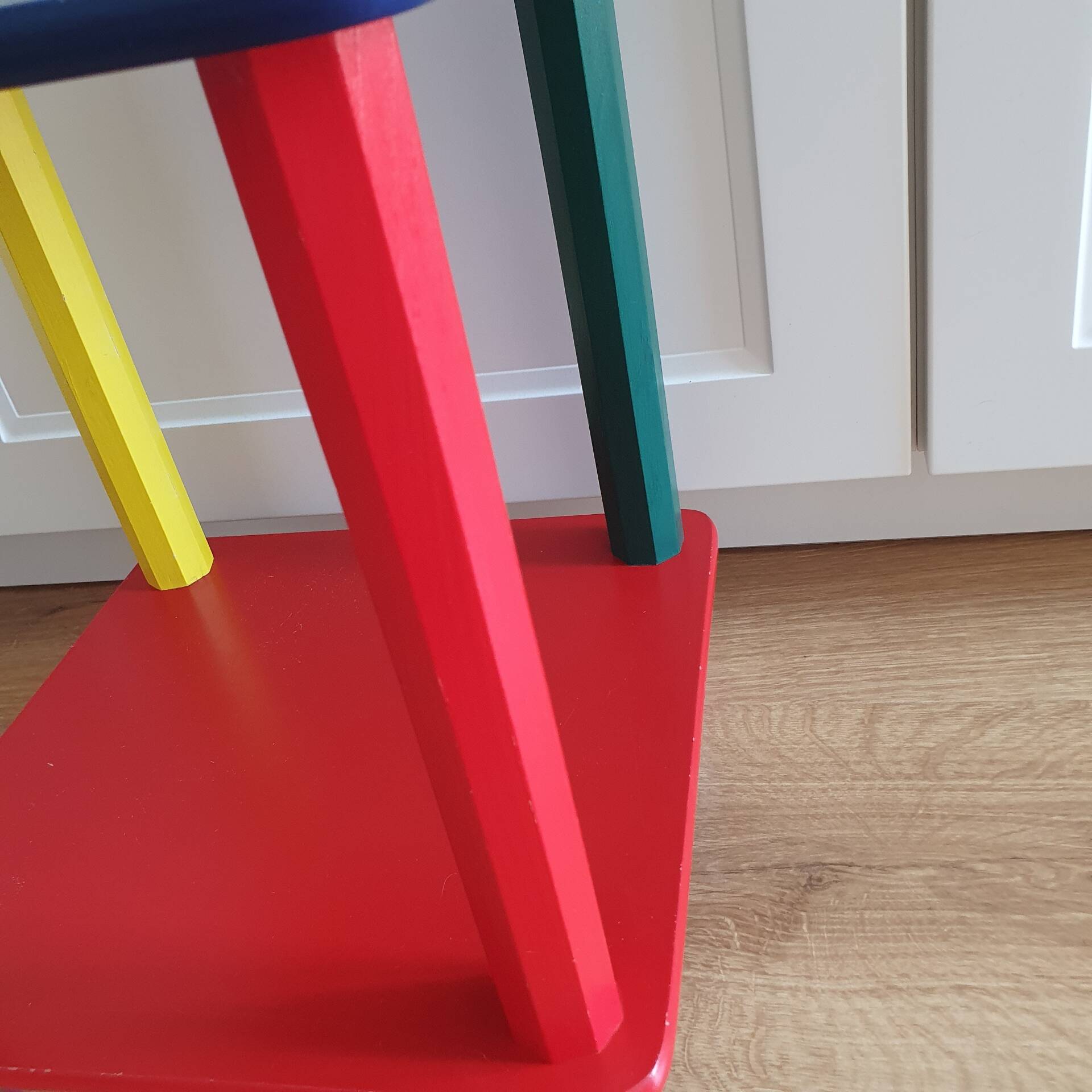 Occasional bedside table / pencil foot eraser attributed to Pierre Sala