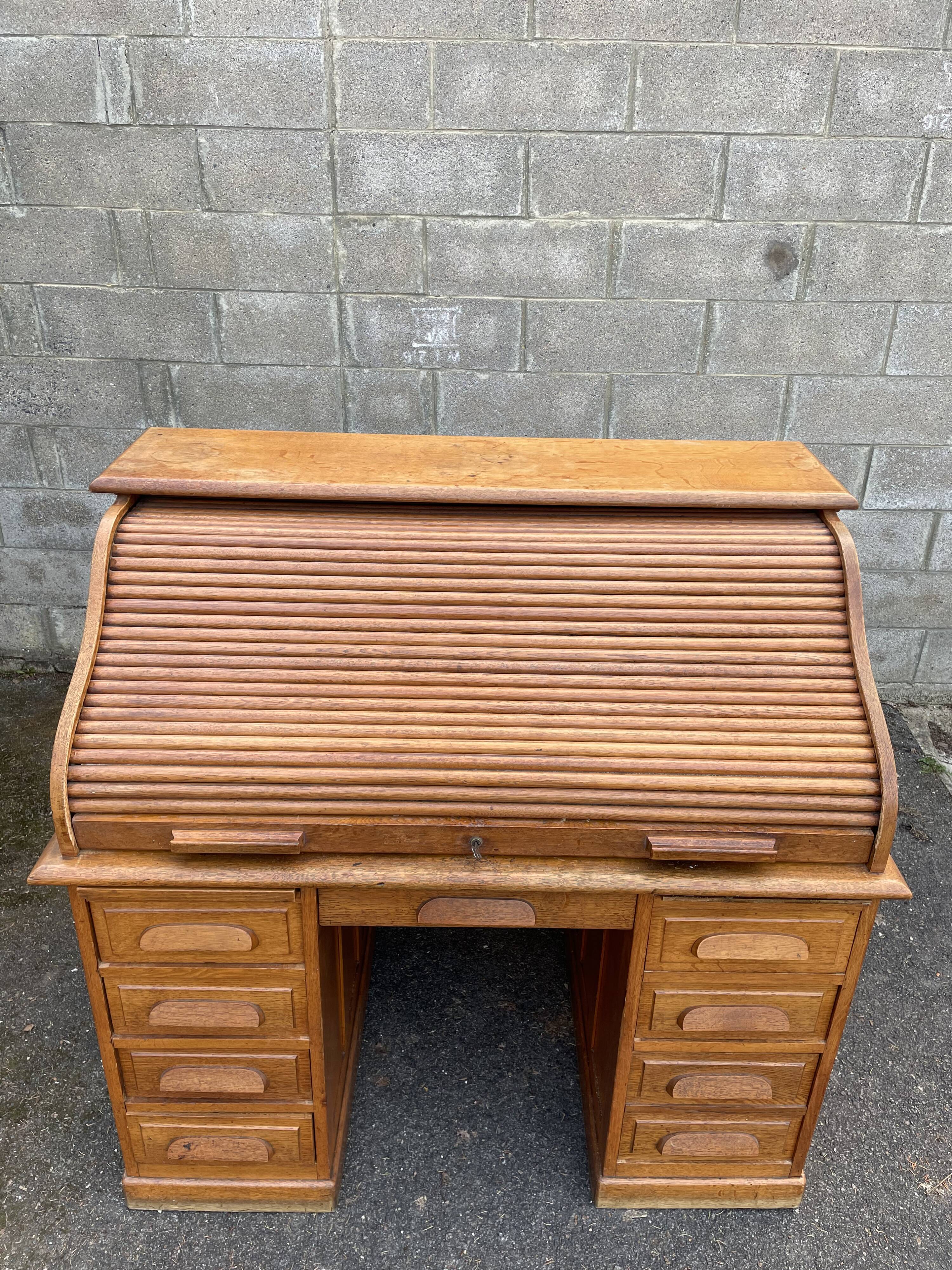 American oak wood office, circa 1930