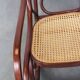 Superbe fauteuil à bascule vintage en bois courbé