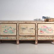 Antique buffet painted in pine wood – China, circa 1930