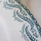 5 flat plates in ironstone from St Amand model Réjane 210726