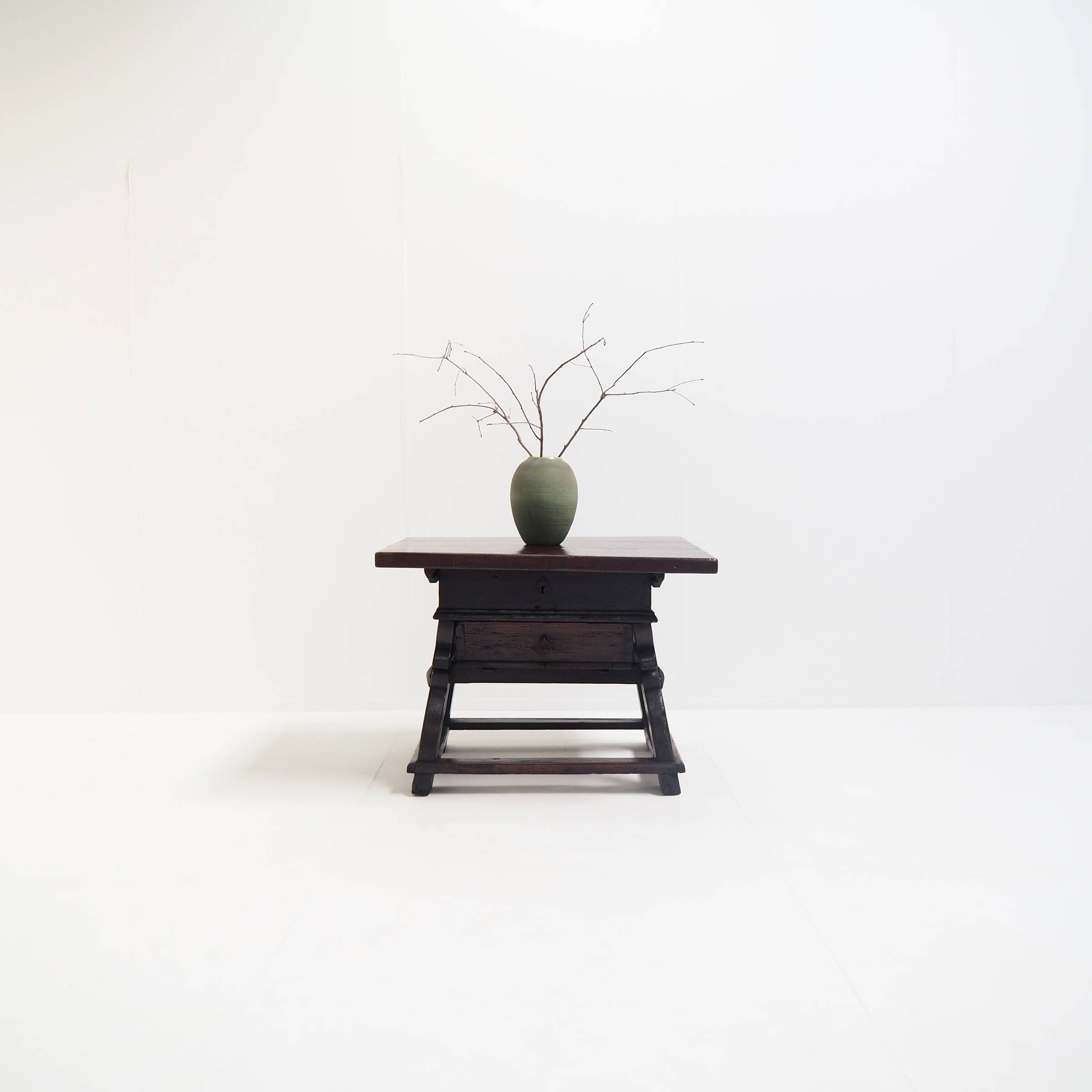 Antique Banker’s Rent Table with Sliding Top, 18th Century