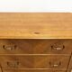 Commode, chiffonnier 5 tiroirs en chêne blond, France vers 1950