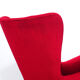 Red Velvet Armchair by Theo Ruth for Artifort, 1950s