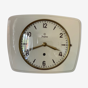 Horloge en céramique mécanique Junghans Allemagne années 1950