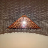 Wicker pendant lamp