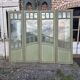 4 Art Nouveau partition doors + transom