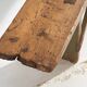 Antique green solid wood bench (c.1920) #26